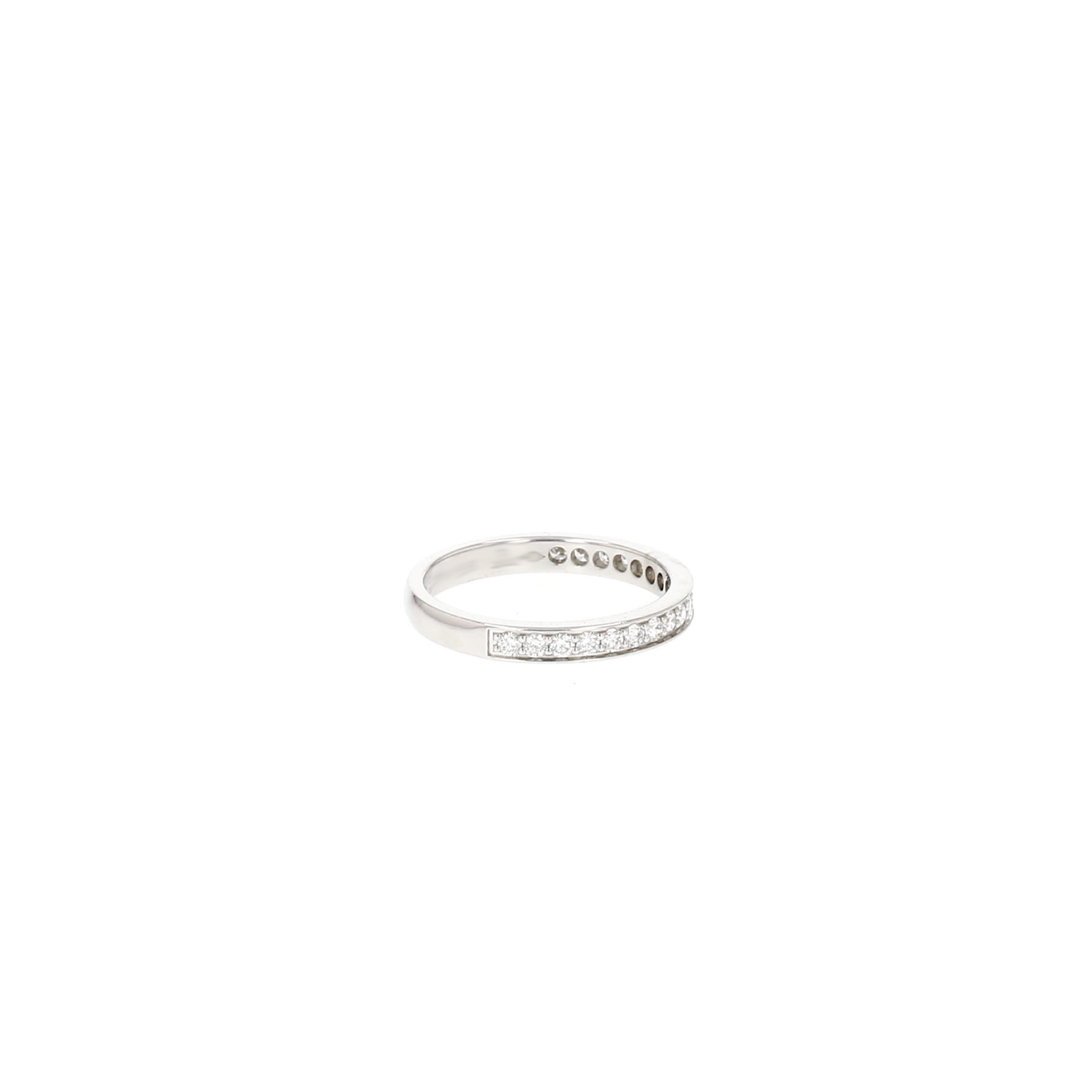 Cartier 1895 wedding ring in platinum and diamonds