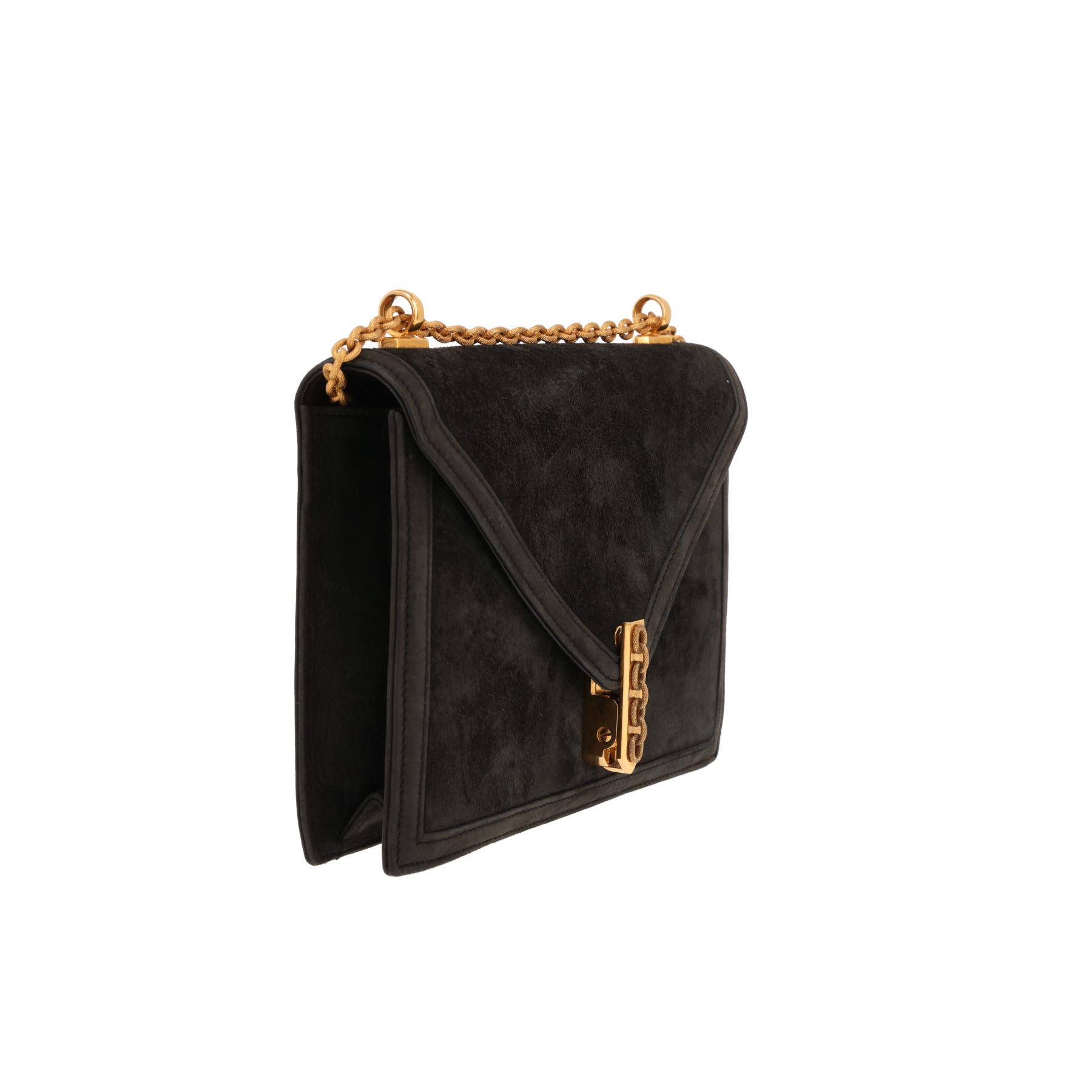 Hermès Alcazar handbag in Noir Doblis calfskin