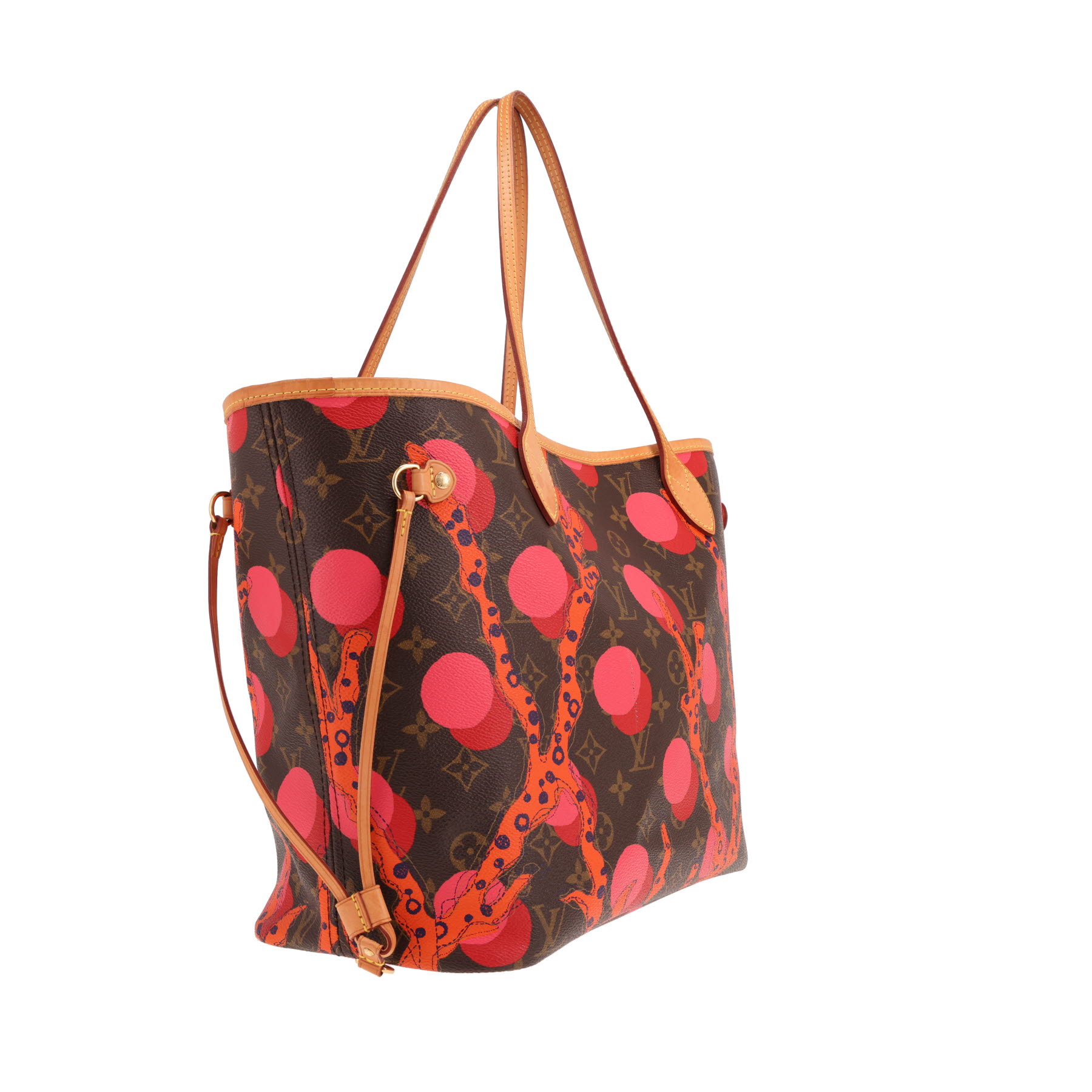 Louis Vuitton Neverfull Limited Edition tote bag in brown Monogram canvas and natural leather