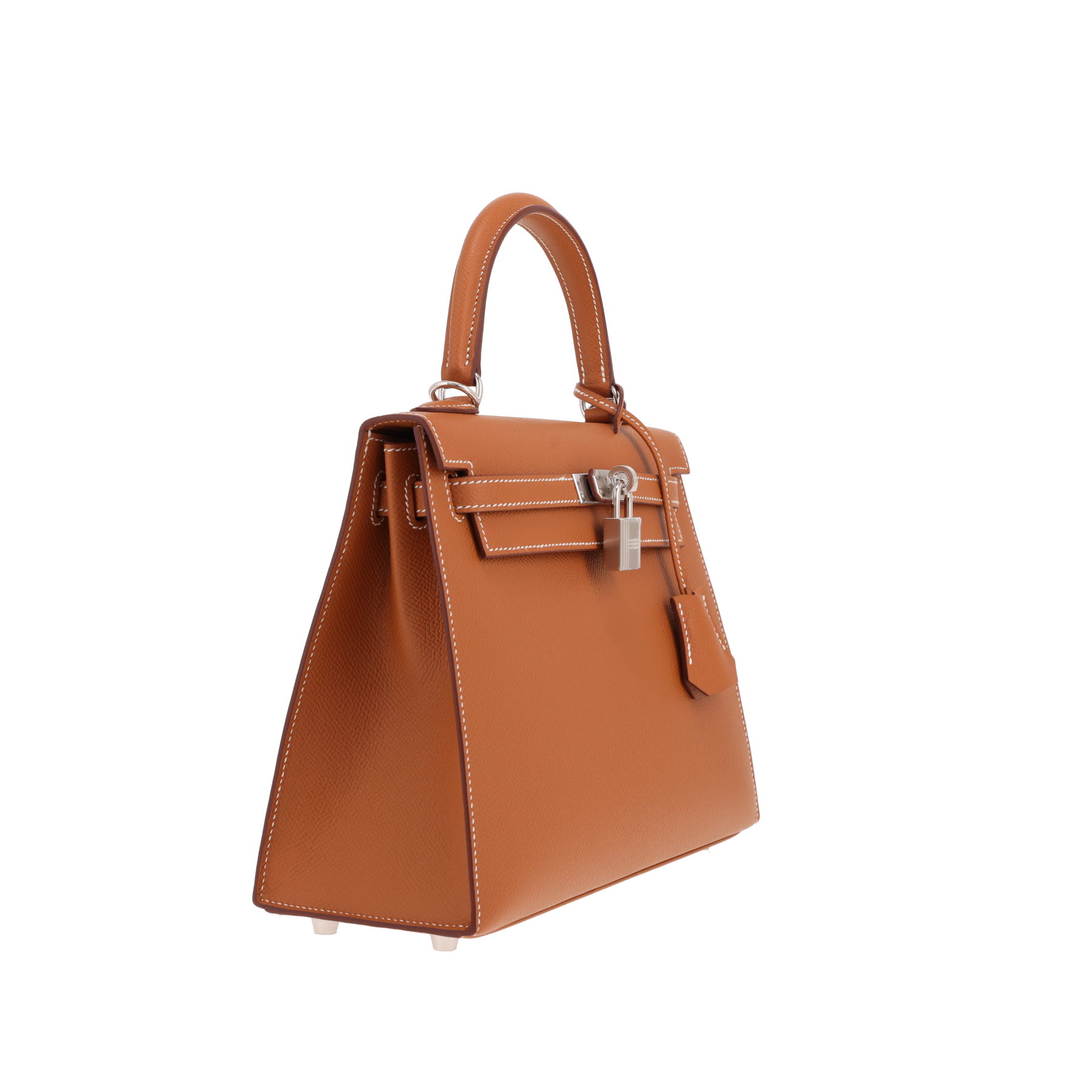Hermès Kelly 25 cm handbag in gold Epsom leather