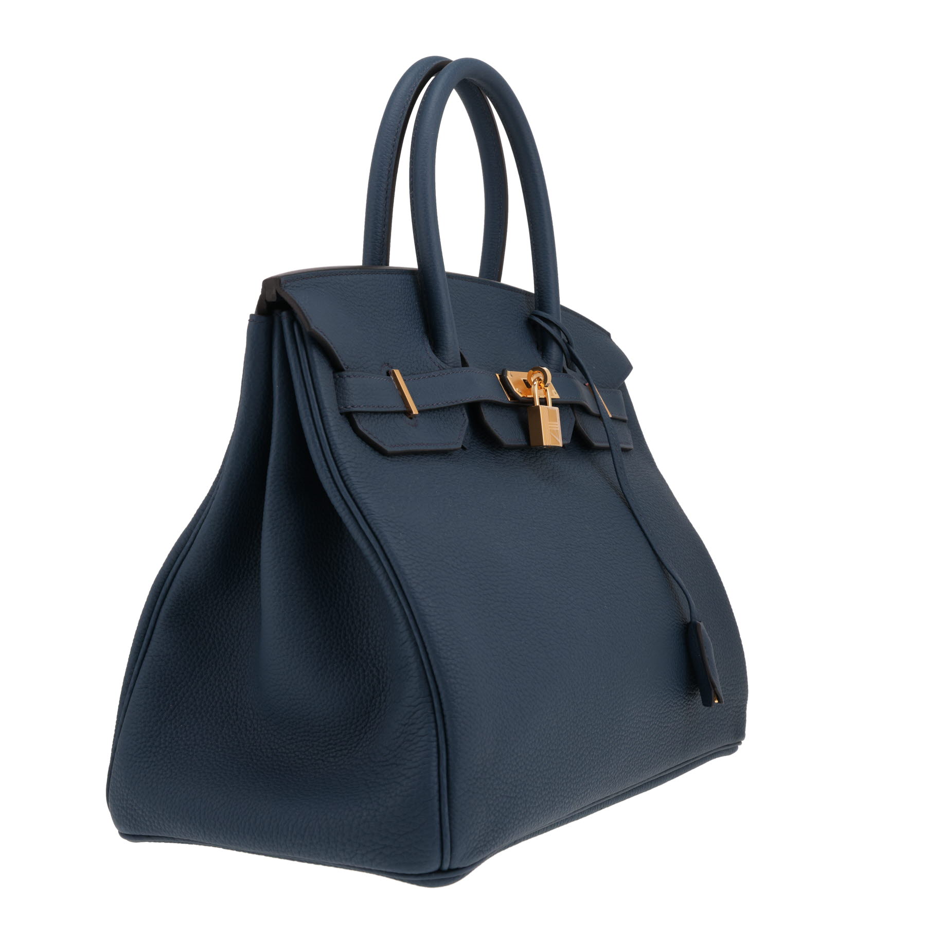 Hermès Birkin handbag, 35 cm, in Bleu de Prusse Togo leather