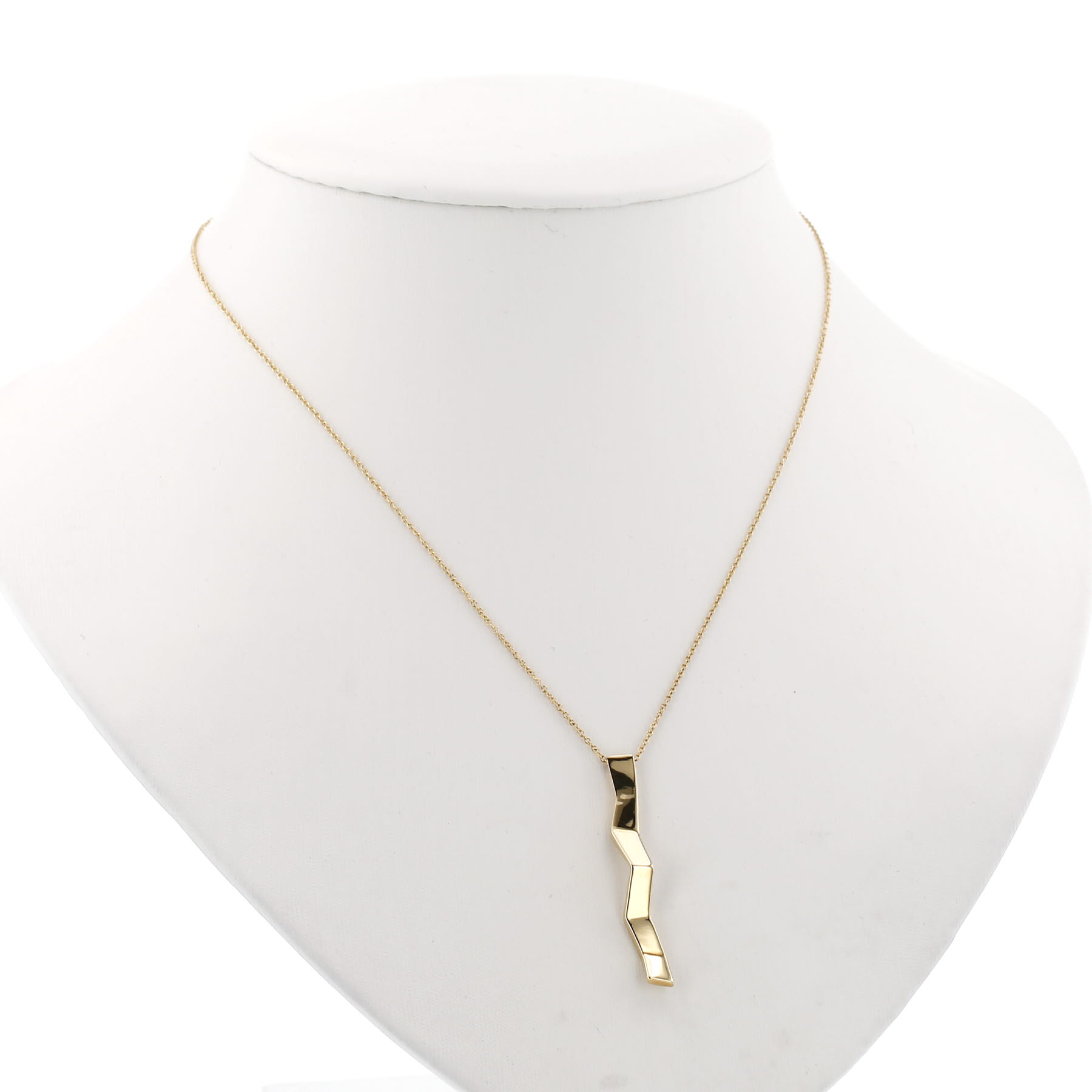 Collier Tiffany Co Frank Gehry en or jaune