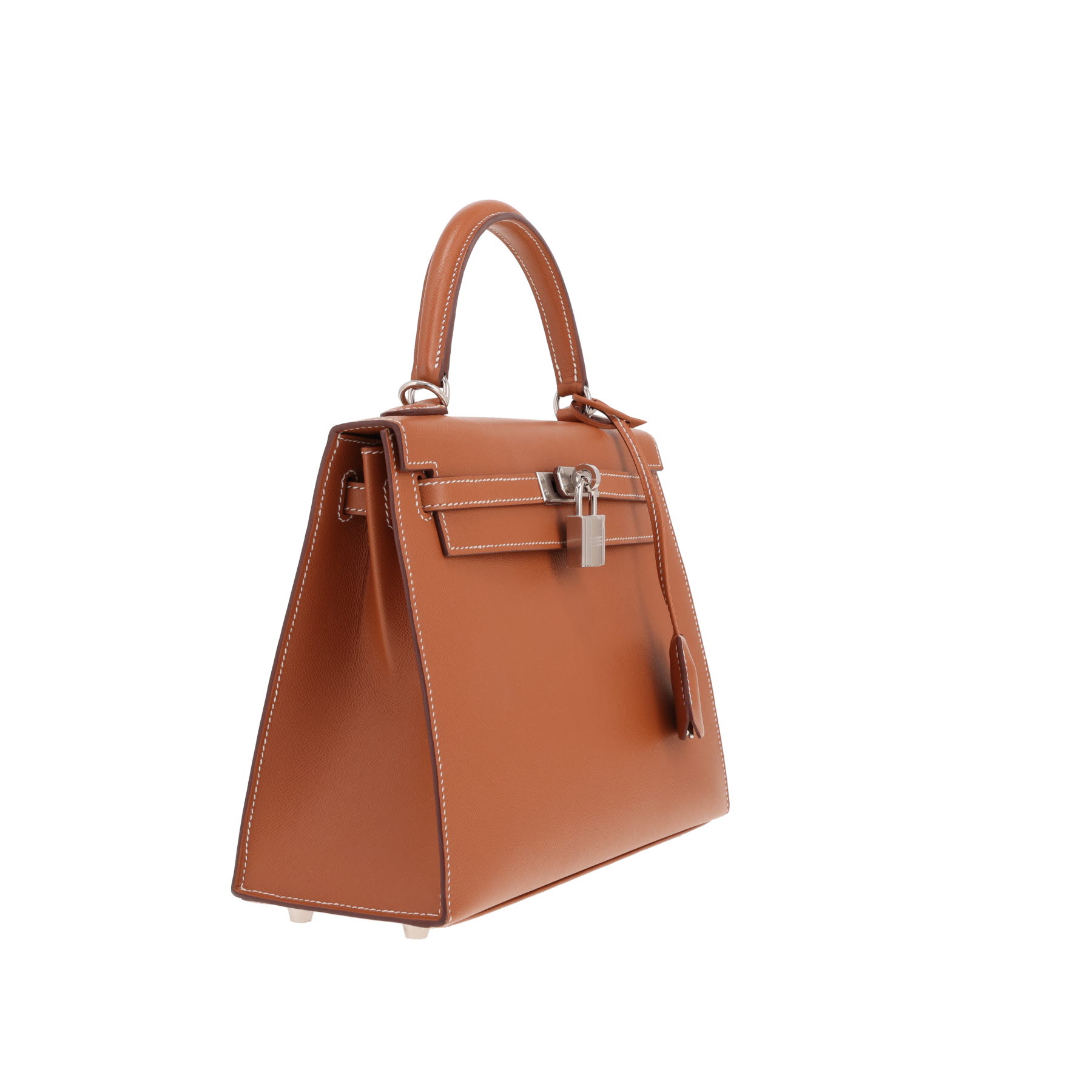 Hermès Kelly 25 cm handbag in gold Epsom leather