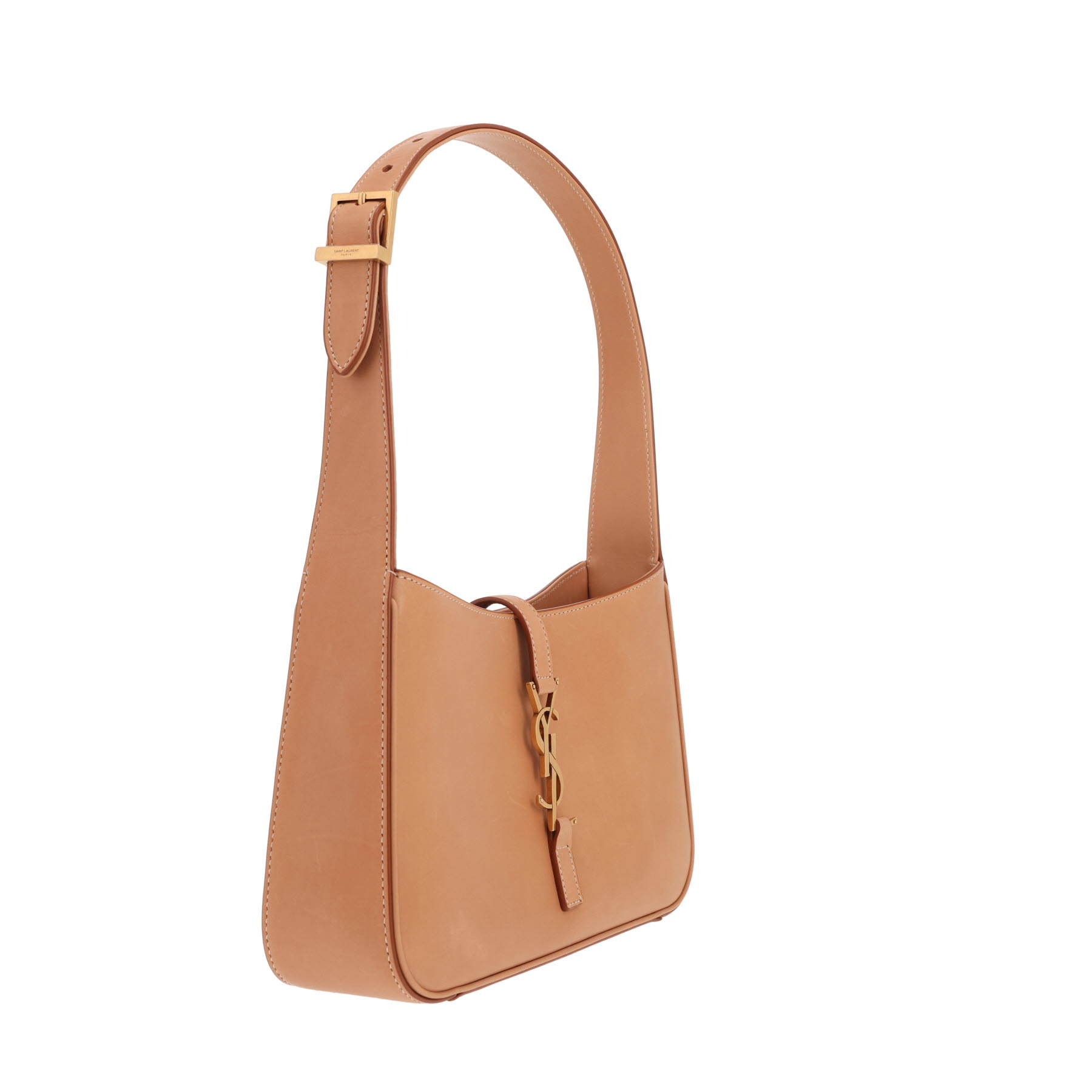 Saint Laurent ‘5 à 7’ handbag in beige leather