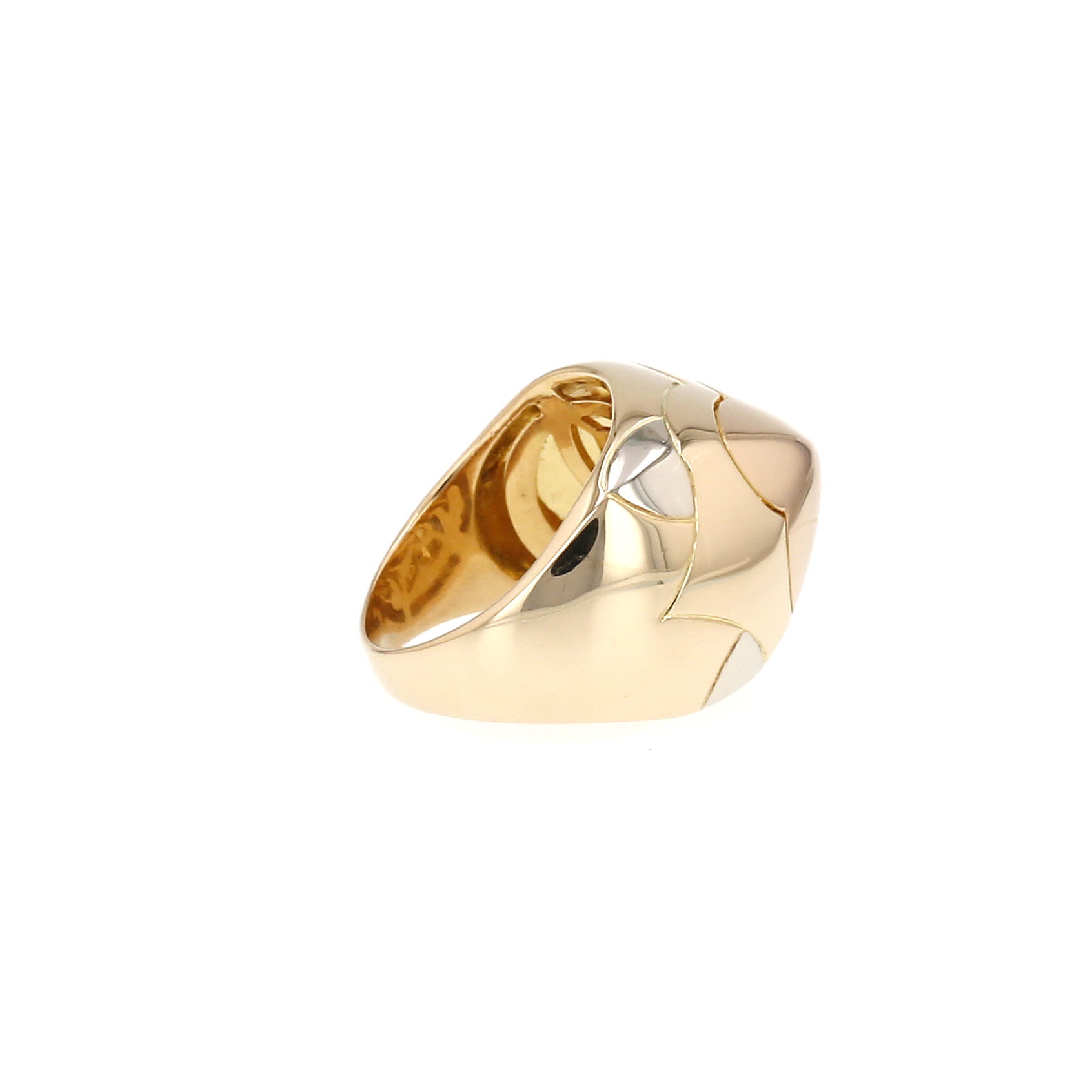 Bulgari Pyramid ring in yellow gold