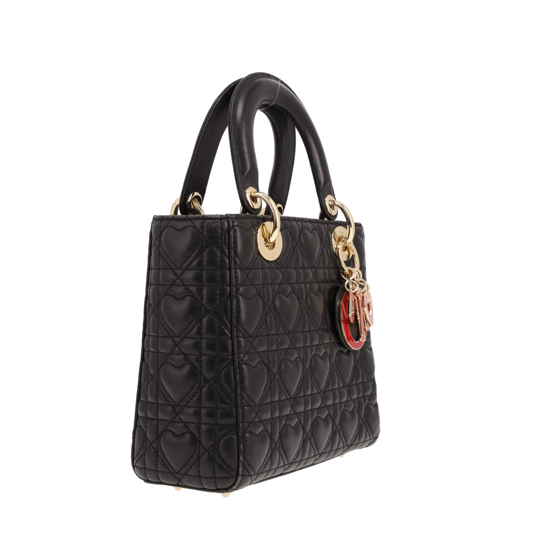 Dior Lady Dior handbag in black cannage leather