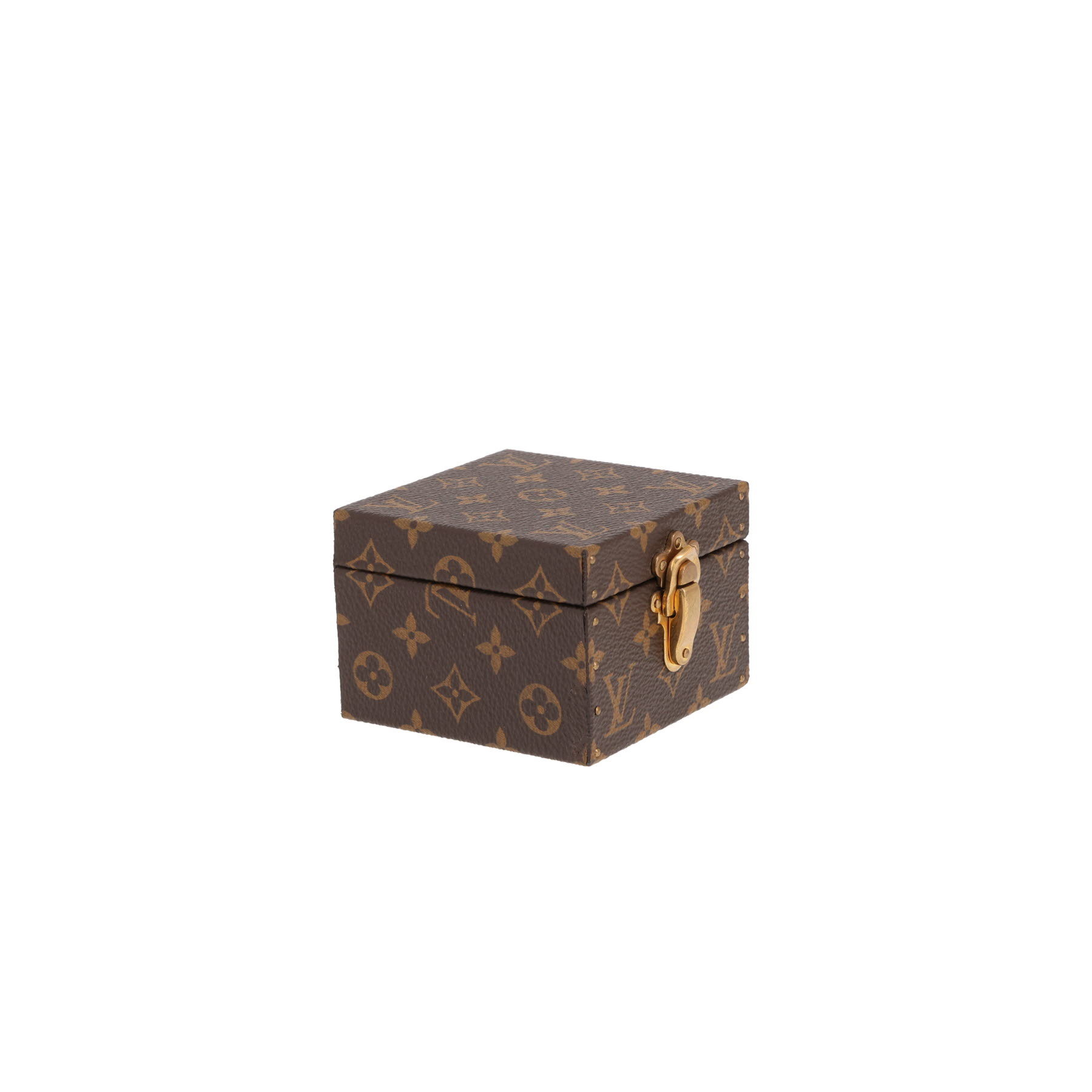 Louis Vuitton jewellery box   in brown Monogram canvas