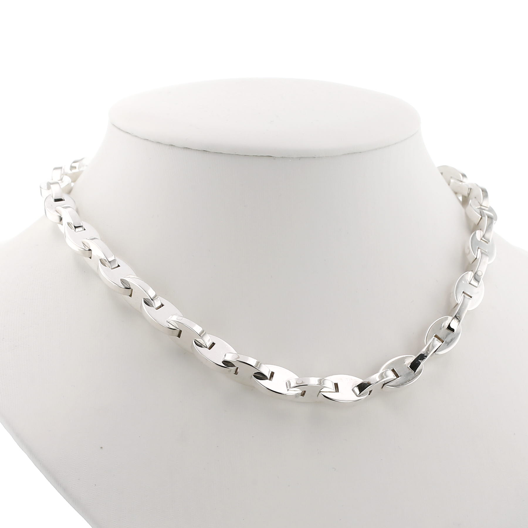 Hermès Nova silver necklace