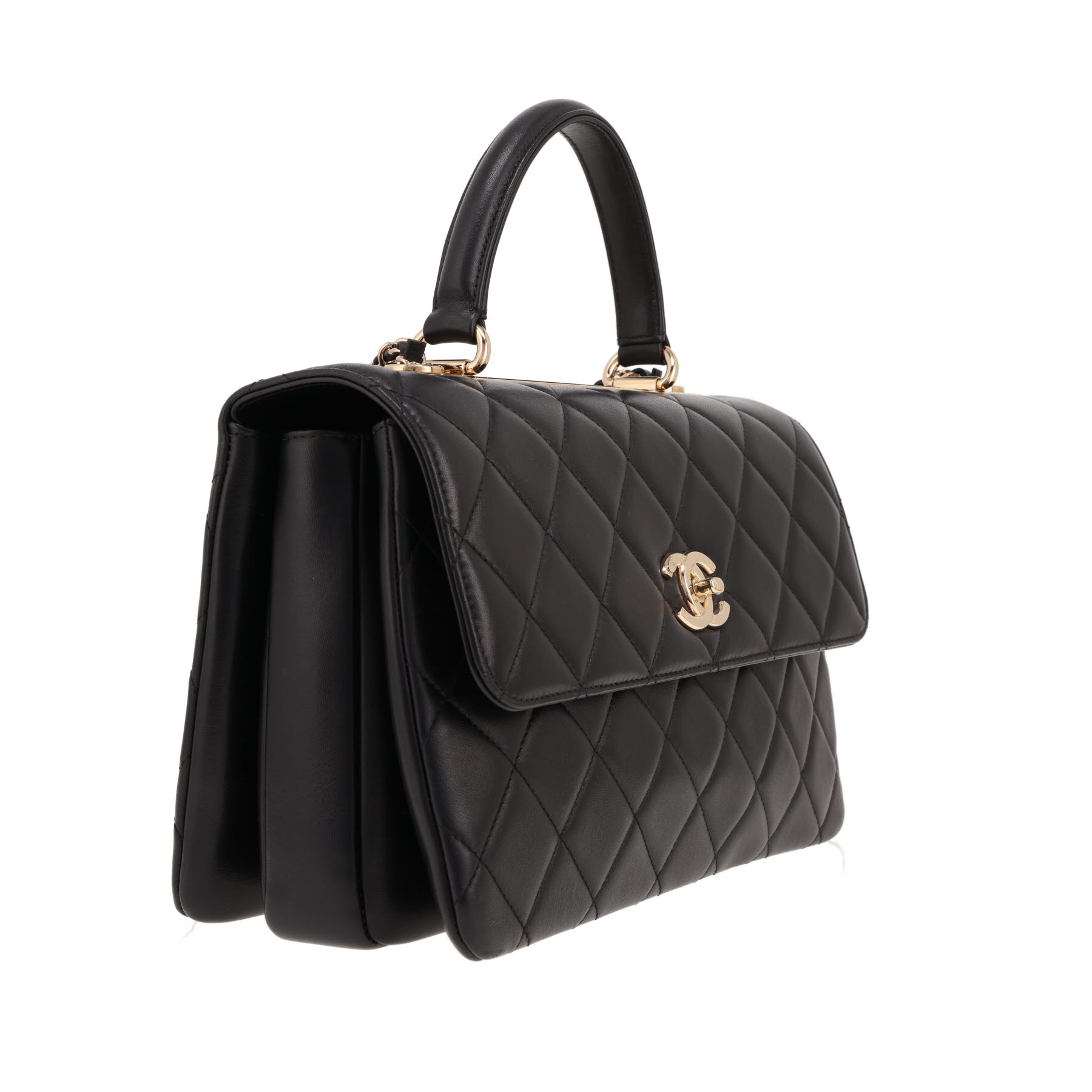Borsa Chanel Trendy CC in pelle trapuntata nera