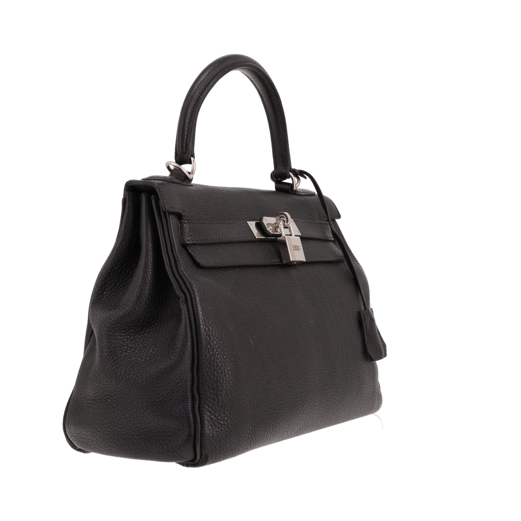 Sac à main Hermès  Kelly 28 cm en cuir togo noir