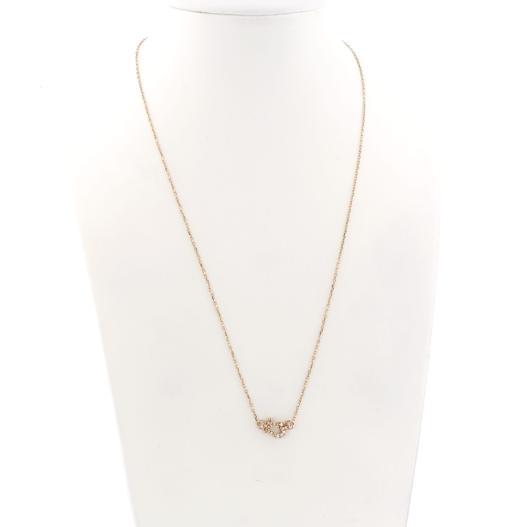 Collier Fred Force 10 petit modèle en or jaune et diamants