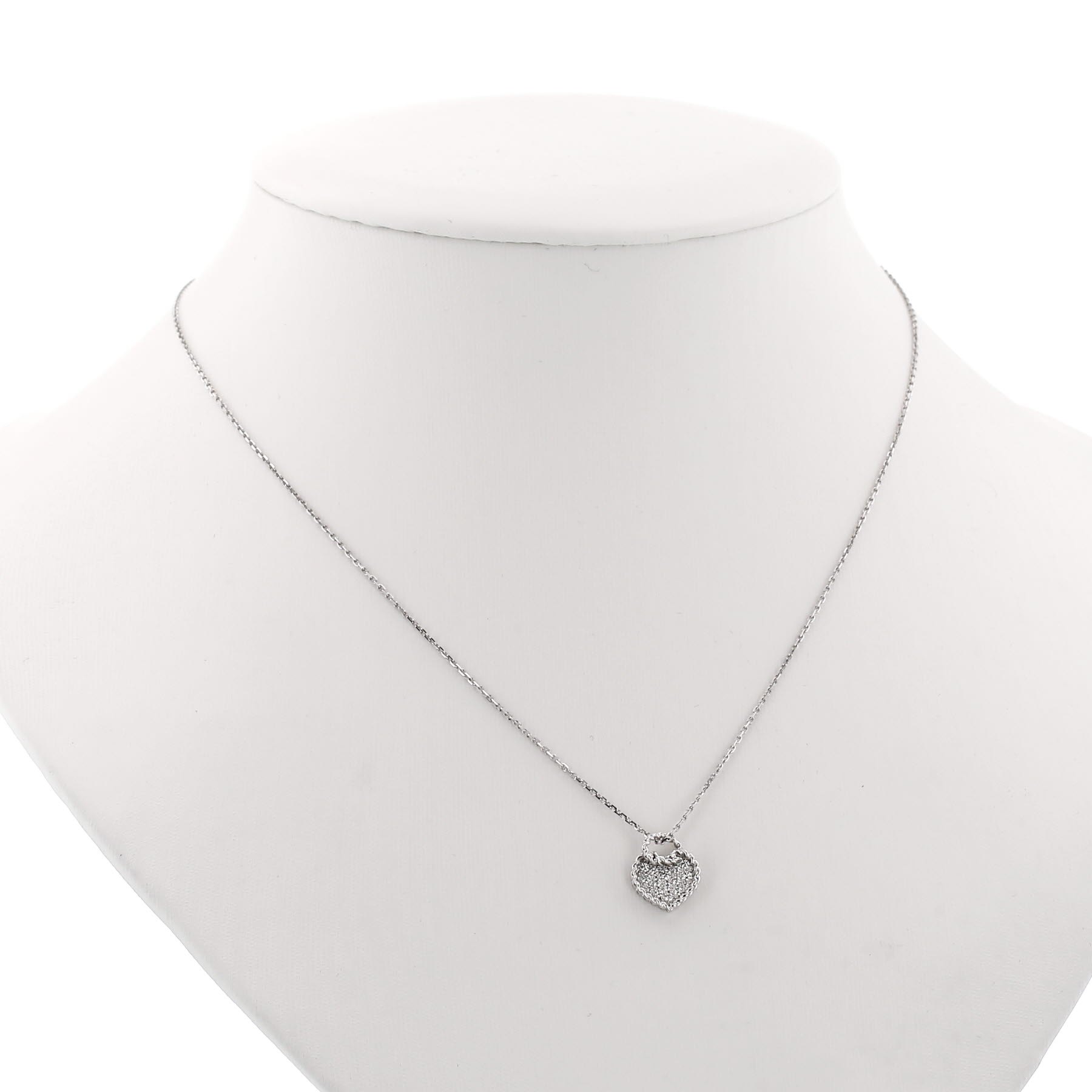 Cartier Torta necklace in white gold and diamonds