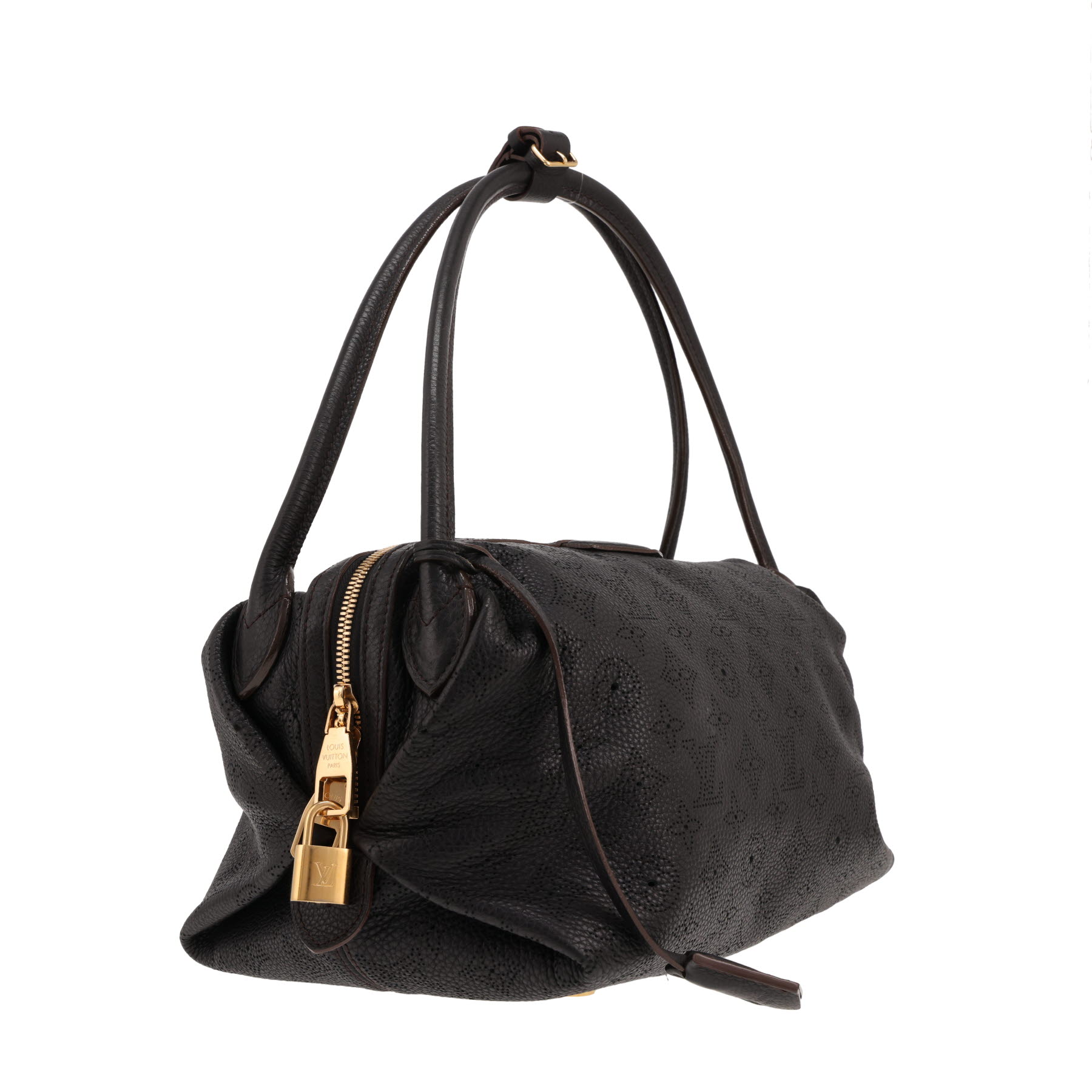 Borsa Louis Vuitton Galatea in pelle Mahina Noir