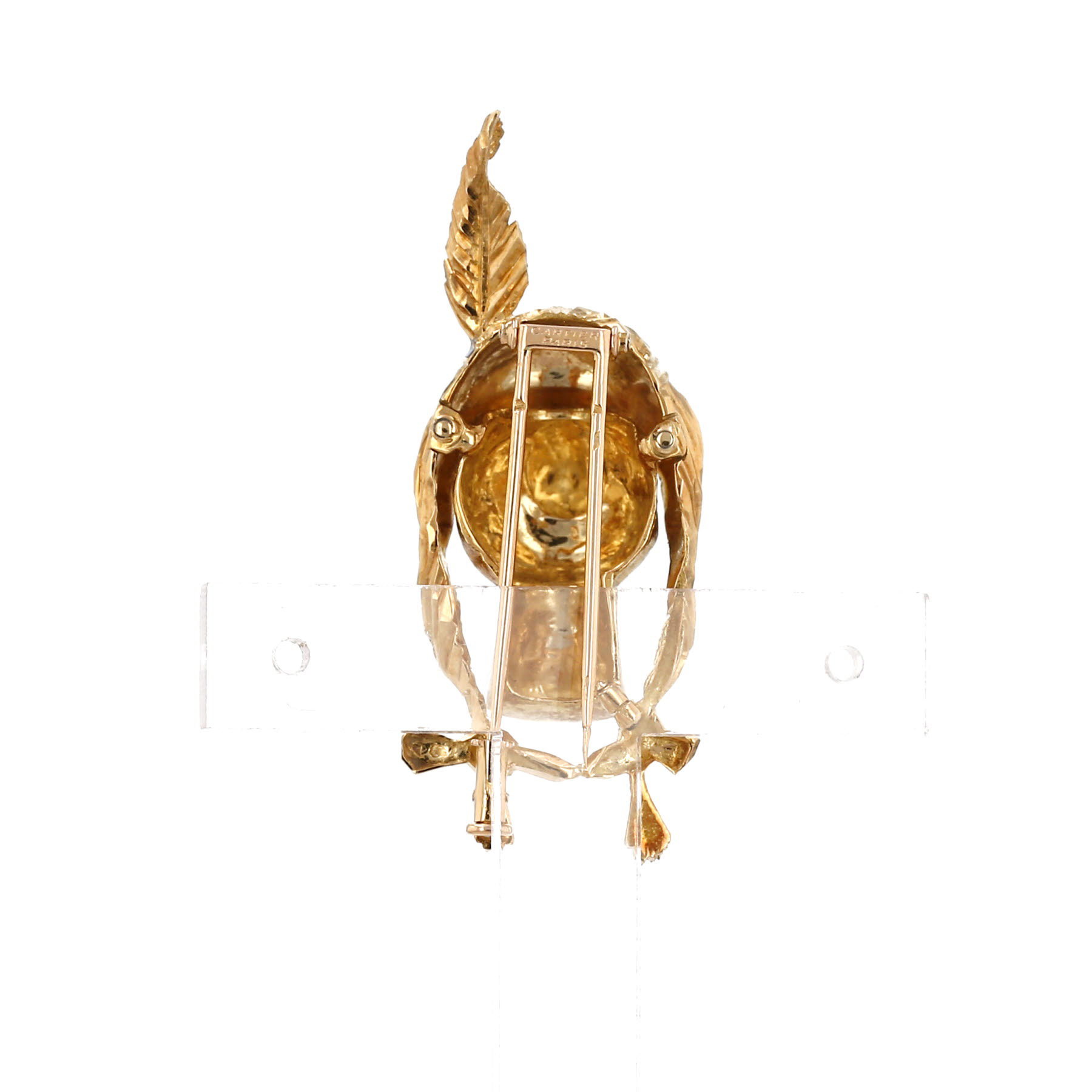 1960s Cartier Paris brooch in yellow gold