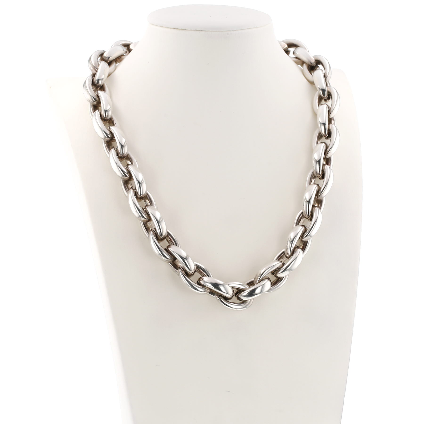 Collier Hermès Acrobate petit modèle en argent