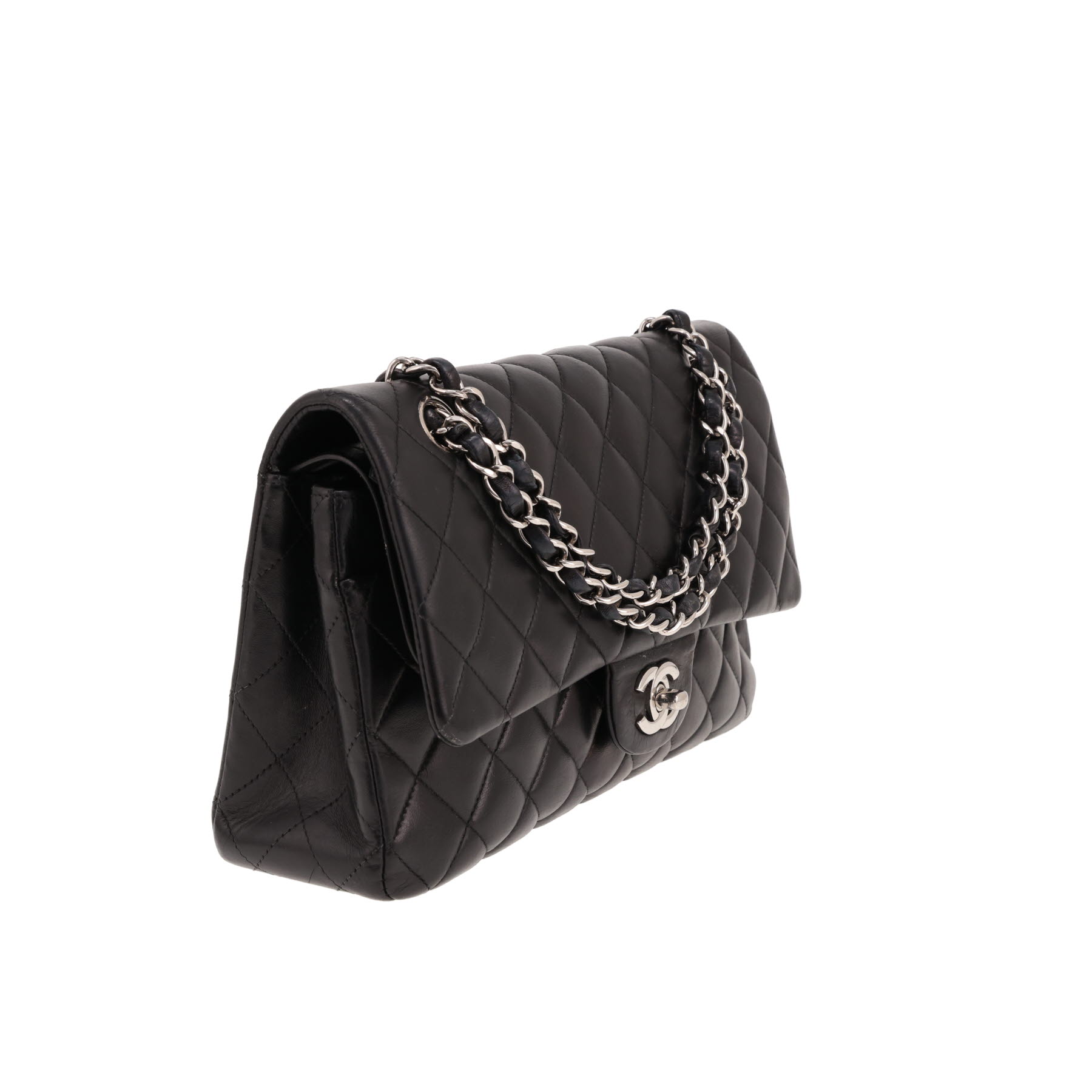Sac à main Chanel  Timeless Classic en cuir matelassé noir